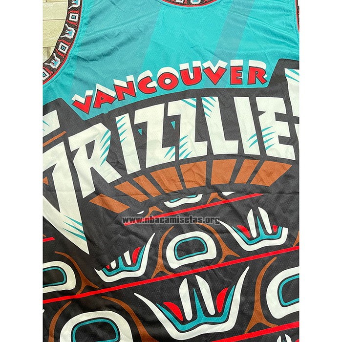Camiseta Memphis Grizzlies Ja Morant NO 12 Mitchell & Ness Big Face Verde2